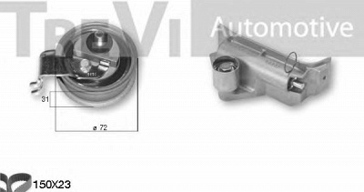 TREVI AUTOMOTIVE kd1346 -  Комплект ремня ГРМ